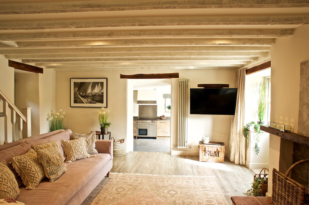 Beautiful Living Room designed by Sadie Pizzey Interiors.