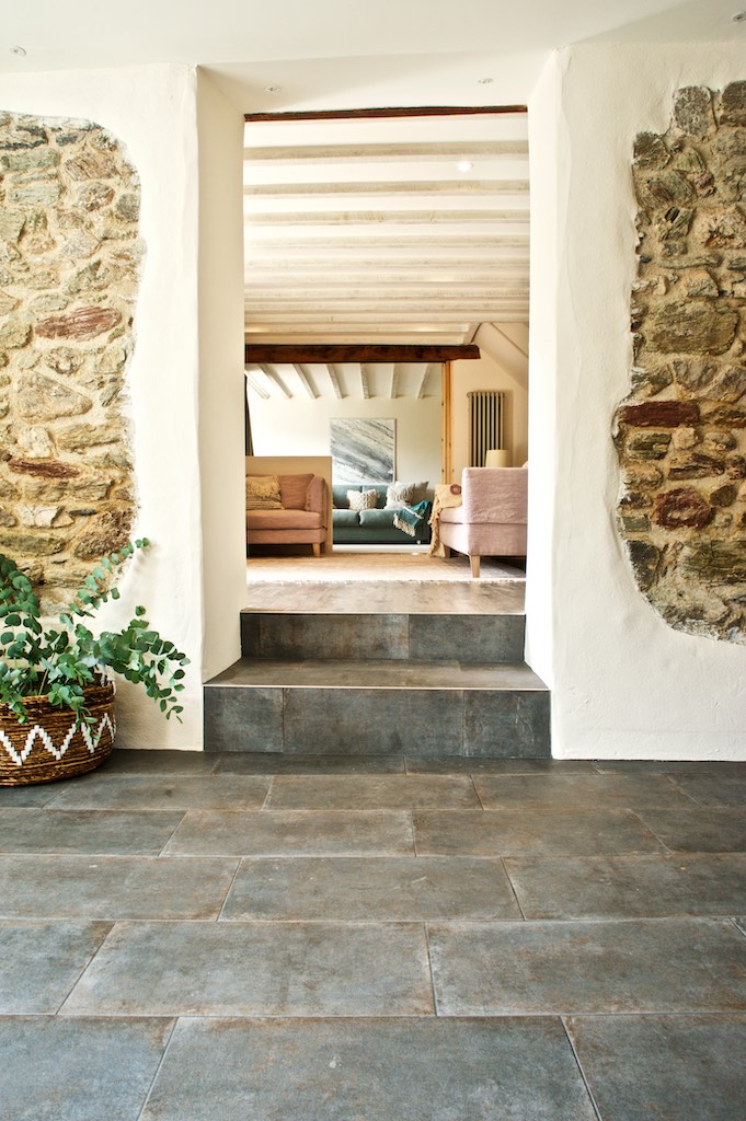 Devon barn designed by Surrey Interior Designer.