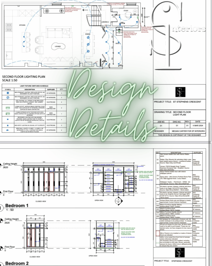 Interior Design Drawings